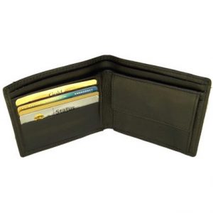 Mens Leather Coin Pouch Wallet V950