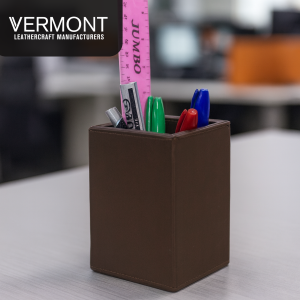 Leather Pen Cup V2378