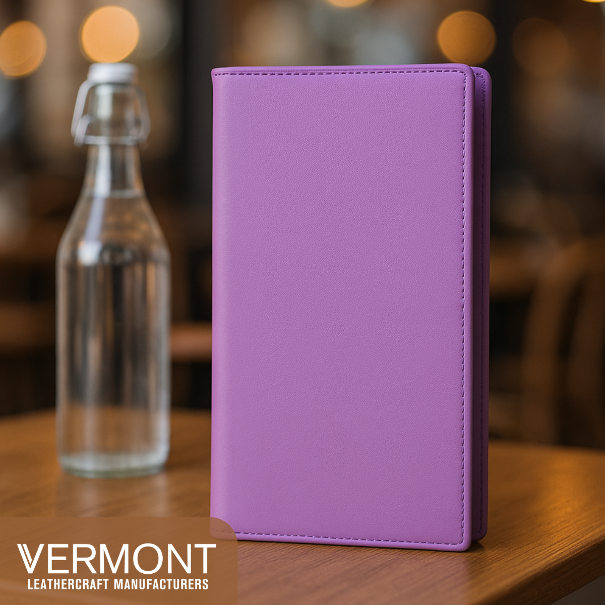 A4 Slimline Leather Menu Covers Interscrew