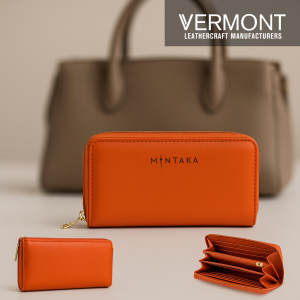 V2999 Charmaine Zip Leather Purse