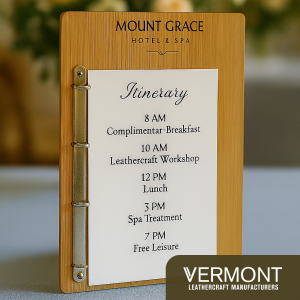 V4440 – A4 Menu Leather Board